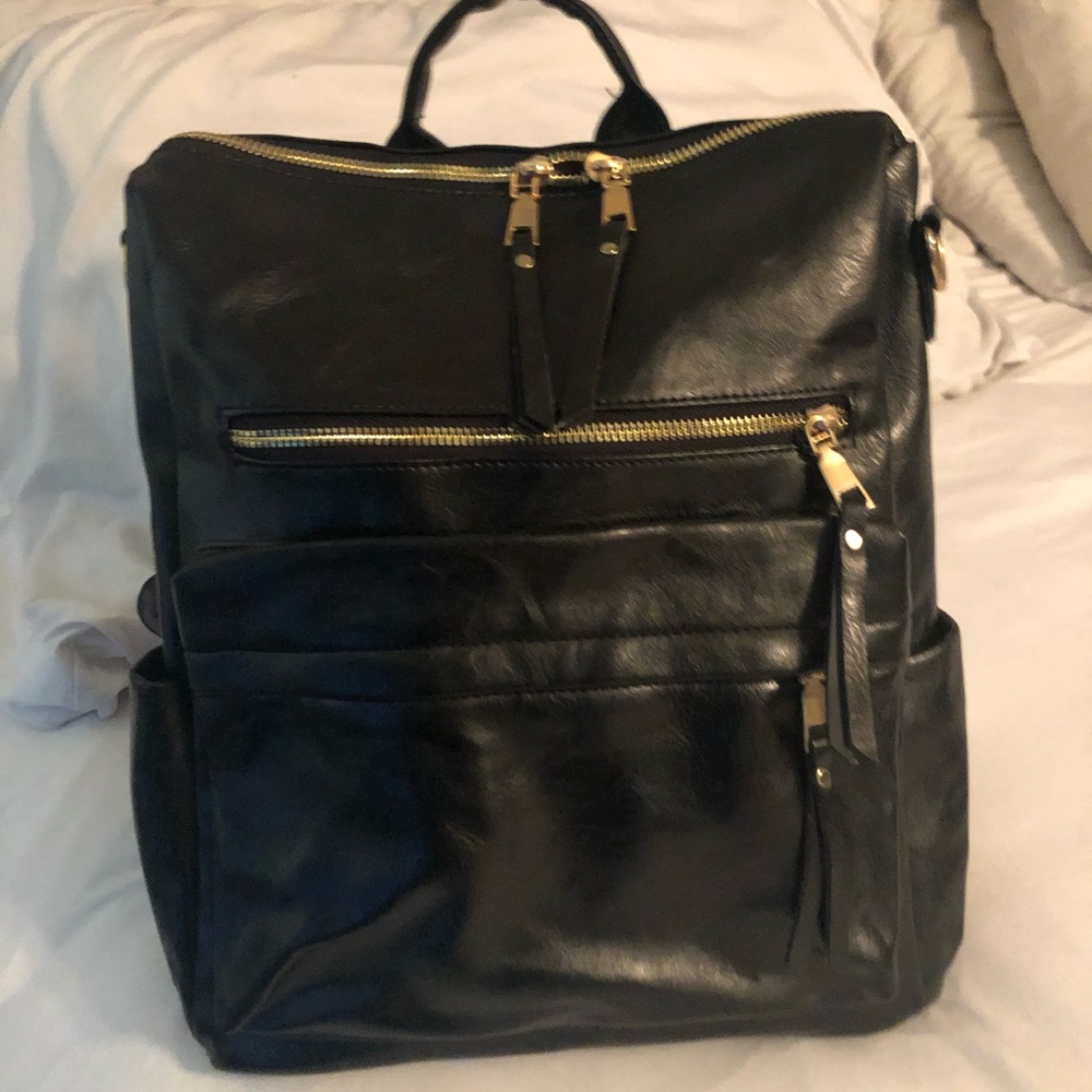 Black backpack